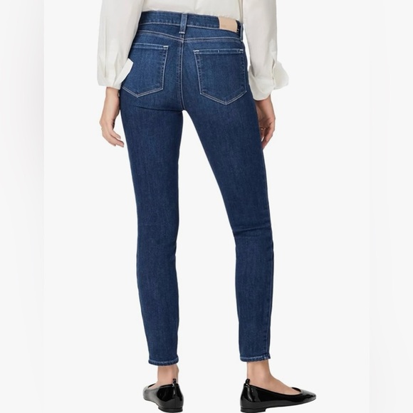 PAIGE Women's Verdugo Ankle Jean Dark wash Size 28 Midrise Stretch Denim - Picture 2 of 13